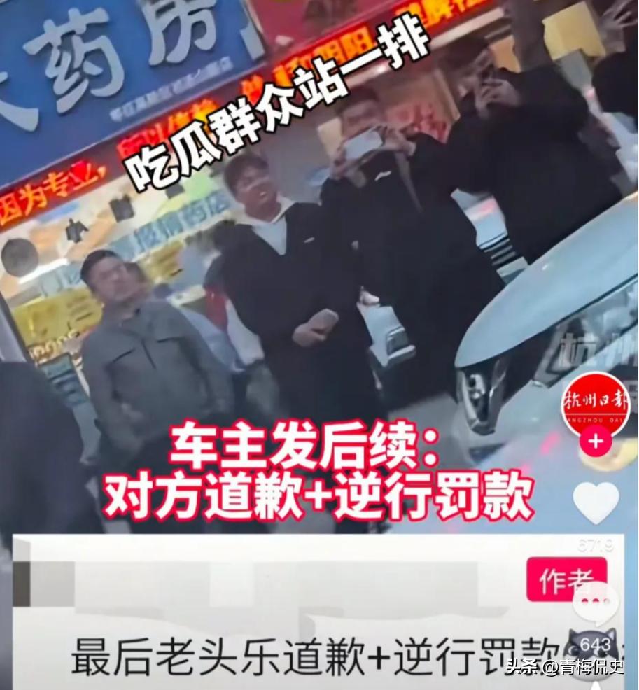 大爷开老头乐逆行，遭特斯拉车主魔法攻击，众人吃瓜，结局很舒适(图10)